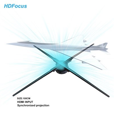 100cm Holographic Fan Projection With HDMI Input