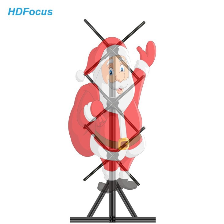 1*3 Human Shape Hologram Led Fan Diy