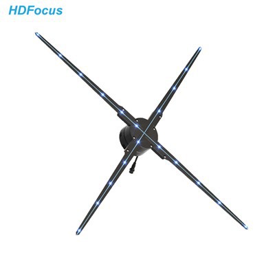 1 Meter 3D Hologram Fan WiFi Projector Advertising Display