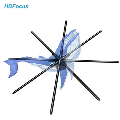 150cm High Resolution 3Dholographic Led Fan Display 3D Hologram Fan