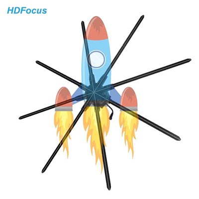 150cm Holographic Projector Display Fan