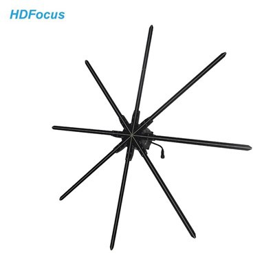 150cm Wifi App 3D Projector Hologram Player Led Fan