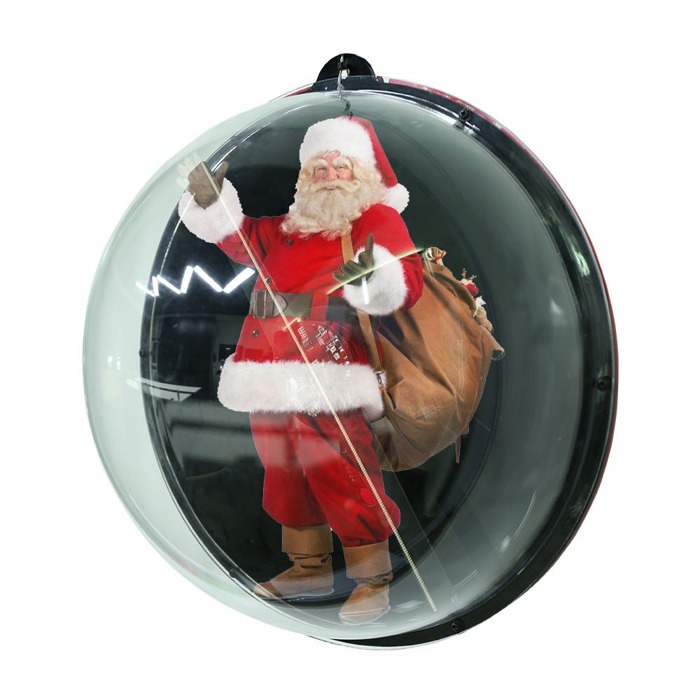 holographic Christmas ball