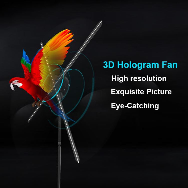 65cm holographic fan