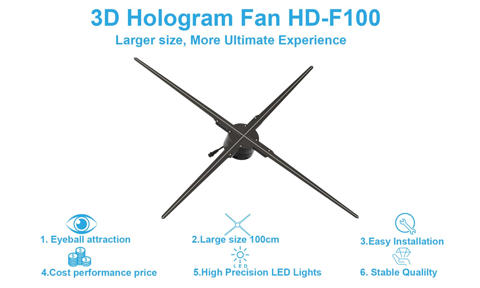 hologram fan features