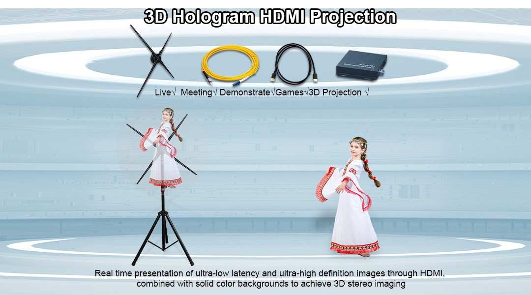 3D Hologram HDMI Projection 3D Hologram HDMI Projection