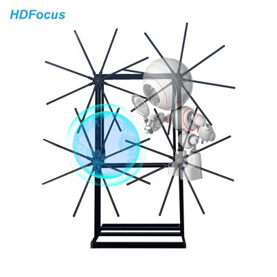 2x2 180cm 3d Holographic Fan Splicing Display