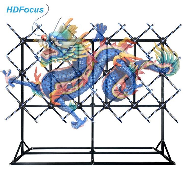 3*6 Splicing 3D Hologram Fan Projector Display