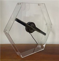 32cm Hexagon Cover 3D Hologram Fan