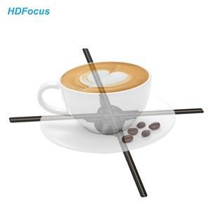 25.6 Inch 3D Holographic Fan For Advertising With 920 Leds