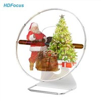 3D Holographic Fan 30Cm Hologram Fan With Speaker