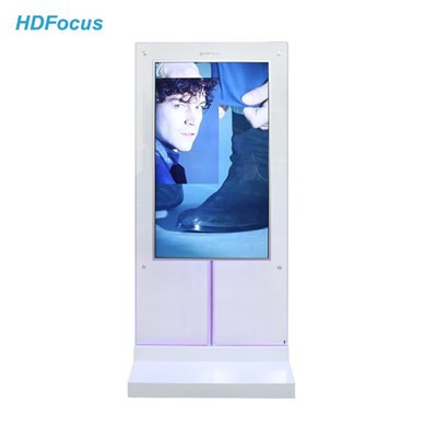 43 49 55 Inch Transparent Advertising Screen