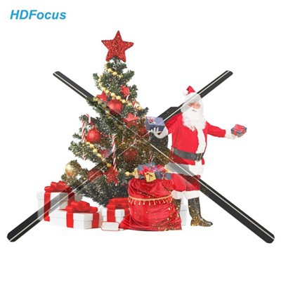 50cm 3d Holographic Fan Christmas Tree