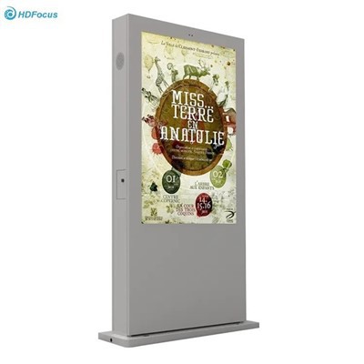 55 Inch Outdoor Kiosk All In One Advertising Player