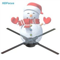 65Cm 3D Hologram Fan Display For Indoor Shopping Mall