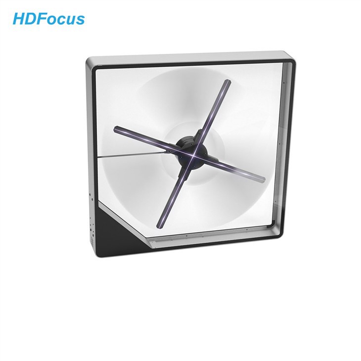 65cm Hologram Fan With Bluetooth Speaker Acrylic Case