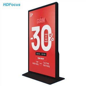 75" Floor Stand Kiosk LCD Advertising Display