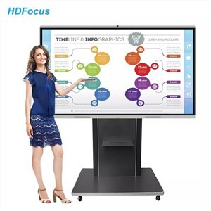 98 Inch 4K All In One PC Interact Flat Panel For Education