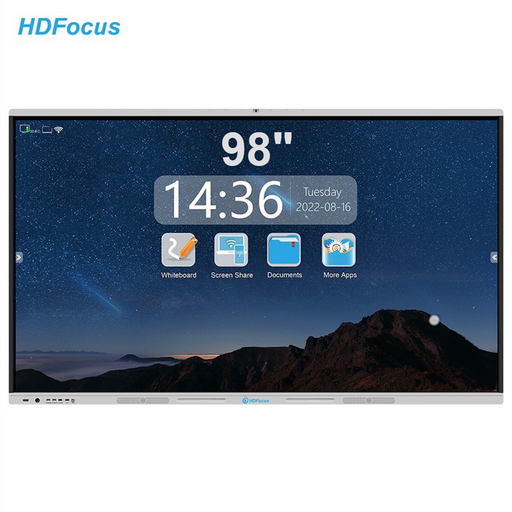 98 Inch Touchscreen Smart School Board Interactive Display