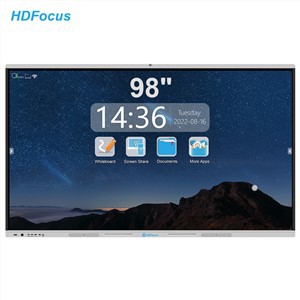 98 Inch Touchscreen Smart School Board Interactive Display