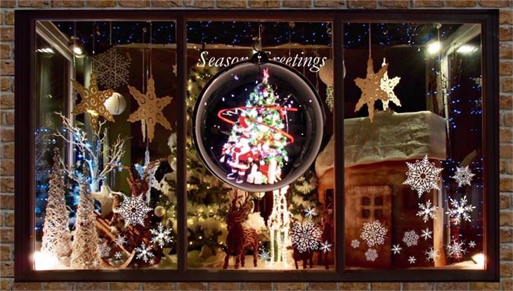 Hologram 3D Display Christmas Decoration