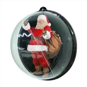 Holographic Christmas Ball 3D LED Fan