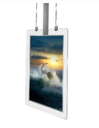 Double Screen Hanging LCD Kiosk