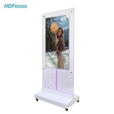Double-sided Transparent Advertising Player
