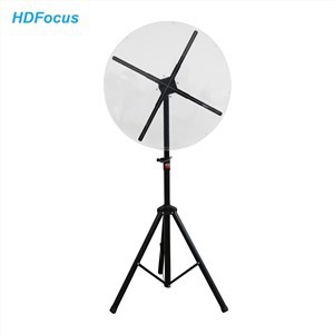 Full Hd Four Blades Spinning Holographic 3d Fan Led Display
