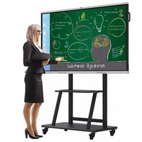 HDFocus 75 Inches Whiteboard Interactive Smart For Teaching