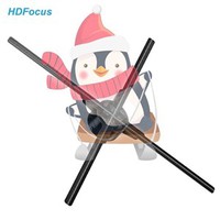 Hologram Fan Wifi Devices Control 3D Holographic Christmas
