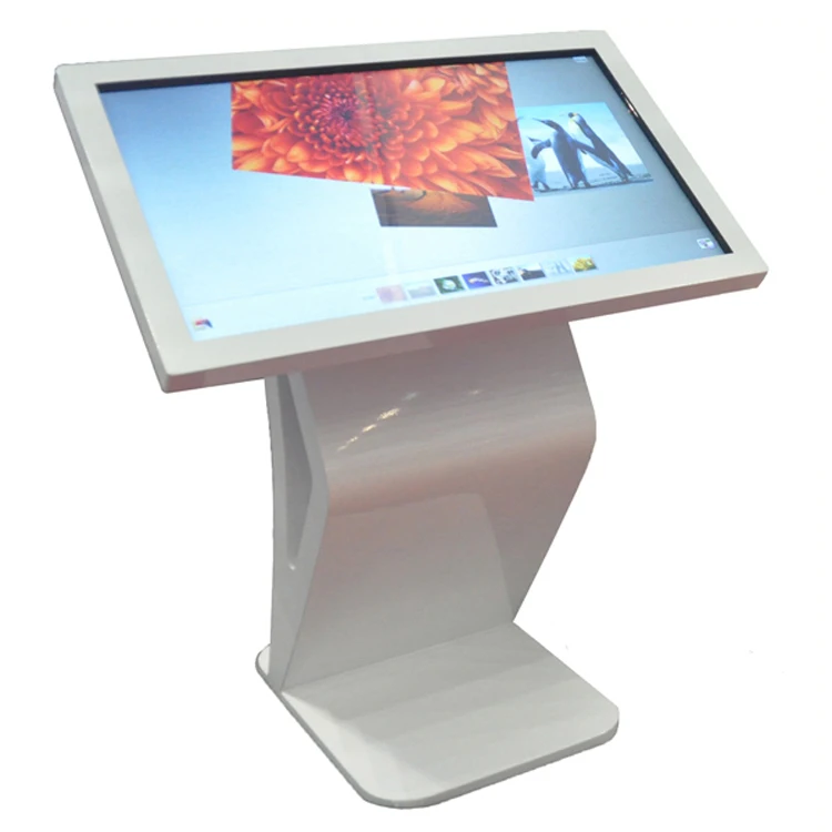 43 Inch K Shape LCD Multi Touch Screen Digital Advertising Machine