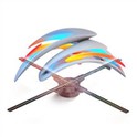 LED Display Portable Holographic Projector Fan