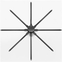 Six Blades 150Cm Ultra Size 3D Led Projection Fan