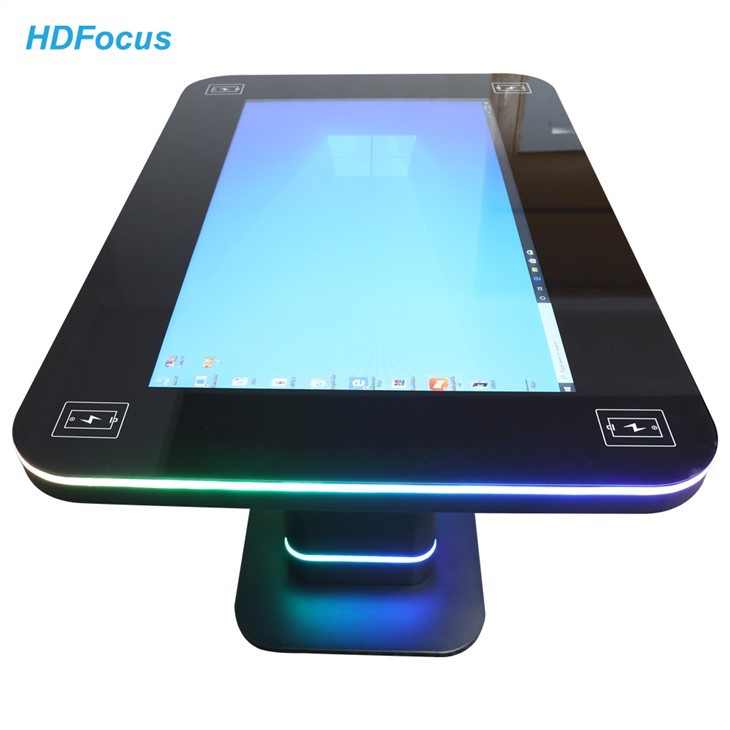 Smart Interactive Touch Table With Wireless Charger