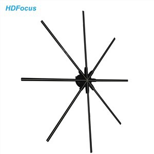 Support WiFI Function 180cm Holographic Hologram Fan Display