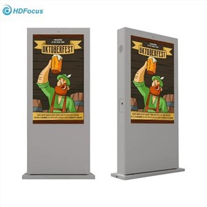 Touch Screen Totem Android Player 55 Inch Wifi Outdoor