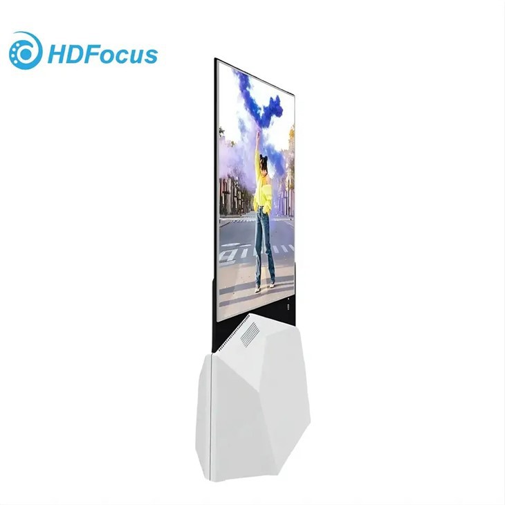 Transparent Advertising Screen Kiosk