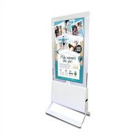 Ultra Slim Double Sided Floor Display