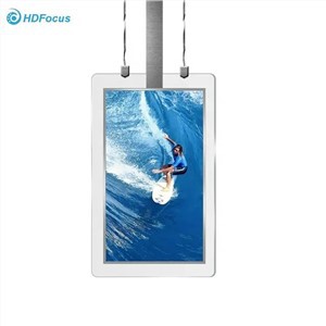 Ultra Thin Mounted Dual Sides Hanging LCD Advertising Player