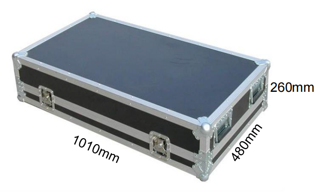 Aluminum Flight Case Package Drawing(carton box outside)