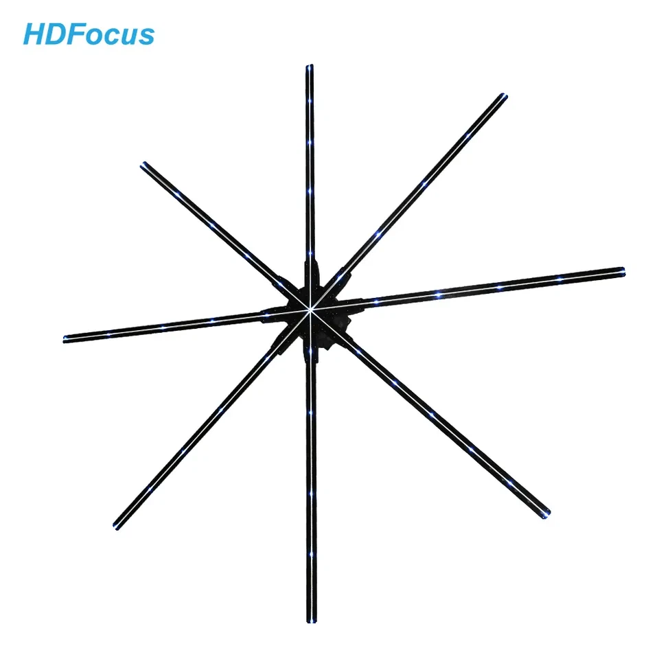 3D Led Displayer Wifi 180cm Holographic Fan